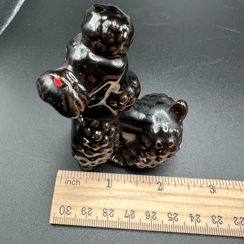 Redware Japan ceramic poodle MCM